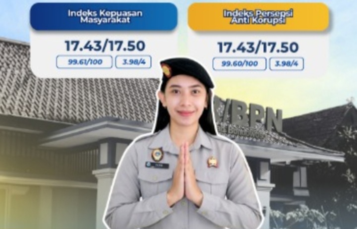 Kantor Pertanahan Bondowoso Sampaikan Hasil Survei IKM dan IPK Periode September 2026