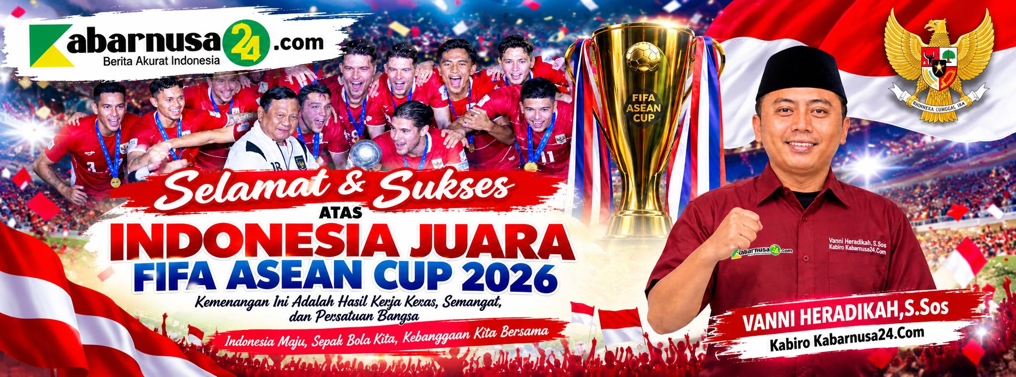 Indonesia Juara FIFA ASEAN Cup 2026, Kebanggaan Baru Sepak Bola Tanah Air