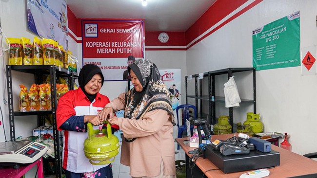 LPG 3 kg Bersubsidi Sudah Tersedia di 958 Titik Kopdes Merah Putih