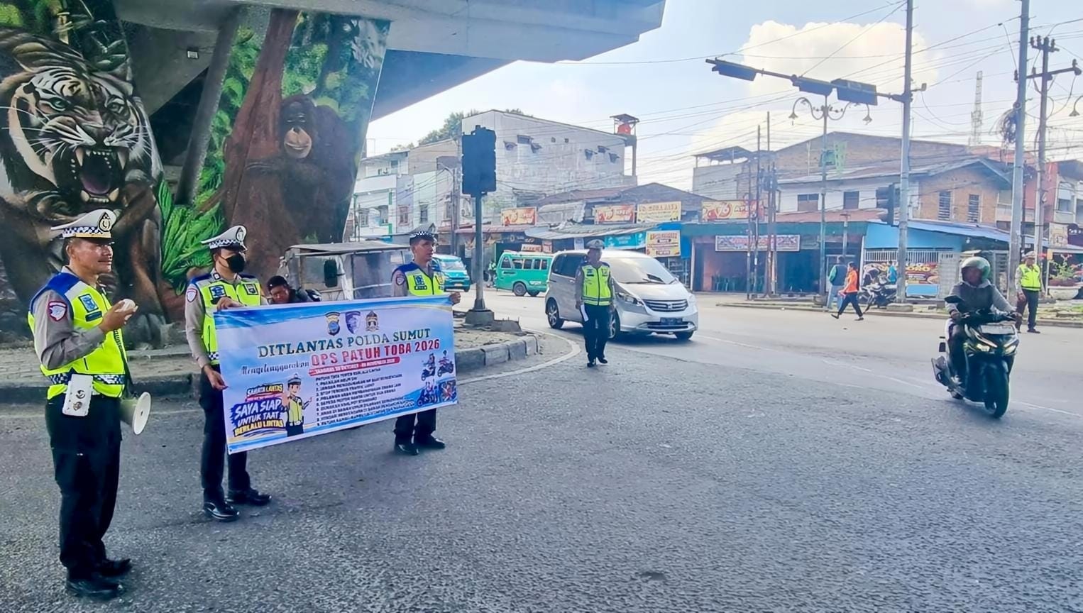 Hari Keenam Ops Patuh Toba 2026, Polda Sumut Padukan Penindakan dan Edukasi Keselamatan